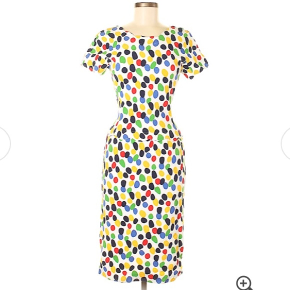 Vintage Adrienne Vittadini dot dress